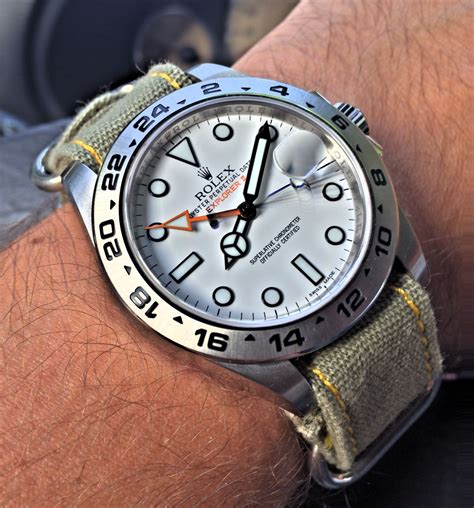 rolex explorer strap size